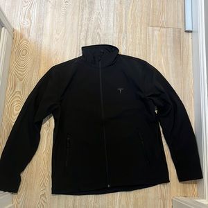 Tesla men’s black zip up jacket medium new